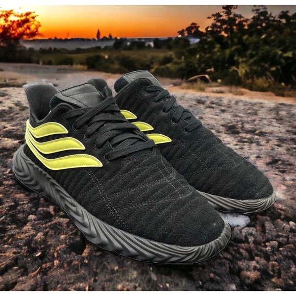 ADIDAS Sobakov Soccer Black Semi Frozen Yellow EE4398 Mens 9.5 Fast Ship main image 12